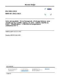 NBN EN 2882:2023