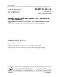 NBN EN ISO 13408-5:2011