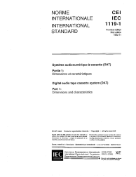 IEC 61119-1:1992