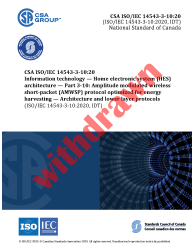 CSA ISO/IEC 14543-3-10:20