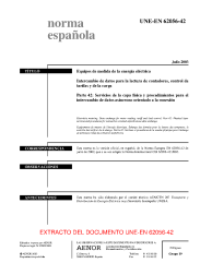 UNE-EN 62056-42:2003