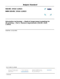 NBN ISO/IEC 3532-1:2023