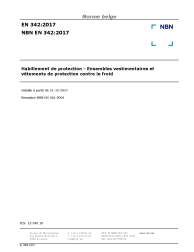 NBN EN 342:2017