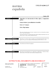 UNE-EN 61300-2-27:1998