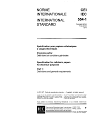 IEC 60554-1:1977
