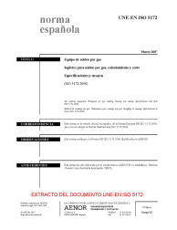 UNE-EN ISO 5172:2007 (R2009)