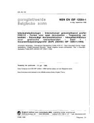 NBN EN ISP 12064-1:1998