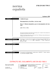 UNE-EN ISO 7393-3:2000 (R2008)