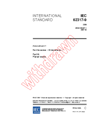 IEC 62317-9:2006/AMD1:2007