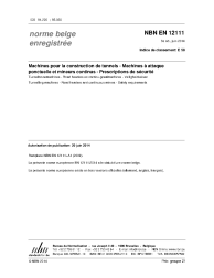 NBN EN 12111:2014