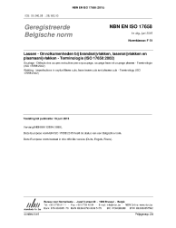 NBN EN ISO 17658:2015