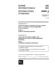 IEC 60061-4:1990/AMD14:2011