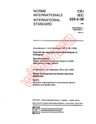 IEC 60335-2-38:1986/AMD1:1990