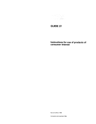 ISO/IEC GUIDE 37:1995