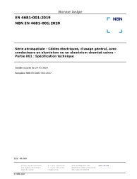 NBN EN 4681-001:2020