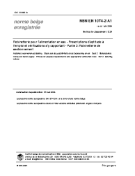 NBN EN 1074-2/A1:2004