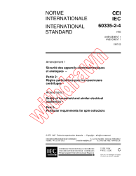 IEC 60335-2-4:1993/AMD1:1997