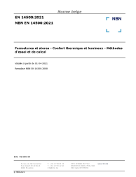 NBN EN 14500:2021