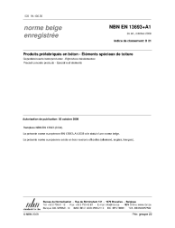 NBN EN 13693+A1:2009