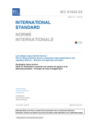 IEC 61643-22:2015