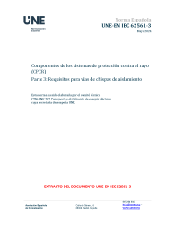 UNE-EN IEC 62561-3:2024