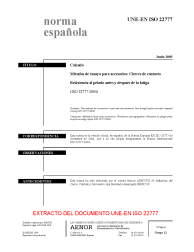 UNE-EN ISO 22777:2005 (R2015)