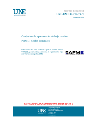 UNE-EN IEC 61439-1:2021