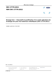 NBN ISO 17779:2022