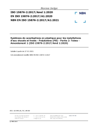 NBN EN ISO 15876-2:2017/A1:2021