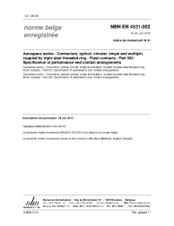 NBN EN 4531-002:2012