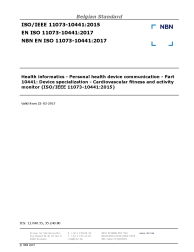 NBN EN ISO 11073-10441:2017