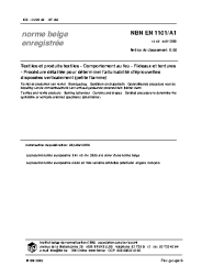NBN EN 1101/A1:2005