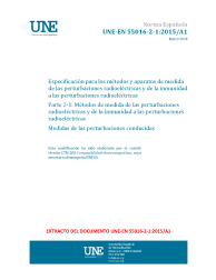 UNE-EN 55016-2-1:2015/A1:2018