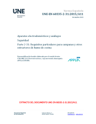 UNE-EN 60335-2-31:2015/A11:2023