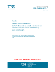 UNE-EN ISO 1833-7:2018