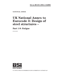 NA to BS EN 1993-1-9:2005 (R2013)