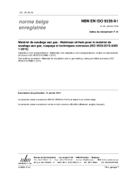 NBN EN ISO 9539/A1:2014