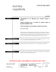 UNE-EN ISO 21871:2007