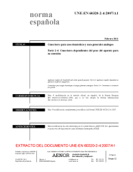 UNE-EN 60320-2-4:2007/A1:2011