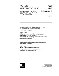 IEC 61334-3-22:2001