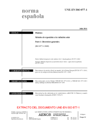 UNE-EN ISO 877-1:2011