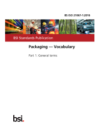 BS ISO 21067-1:2016