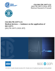 CSA ISO/TR 24971:21