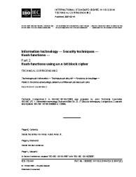 ISO/IEC 10118-2:2000/COR2:2007