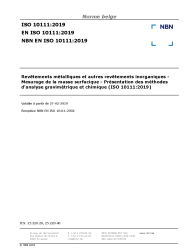 NBN EN ISO 10111:2019