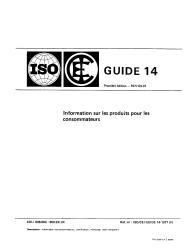 ISO/IEC GUIDE 14:1977