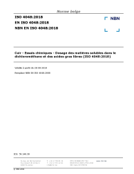 NBN EN ISO 4048:2018