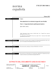 UNE-EN ISO 5403-1:2012