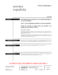 UNE-EN ISO 3651-1:1999 (R2012)