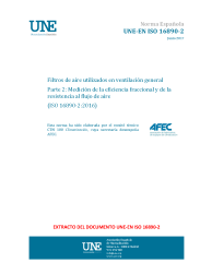 UNE-EN ISO 16890-2:2017